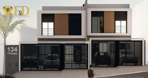 Sobrado à venda em São Paulo, Vila Robertina, com 2 suítes, com 80 m²